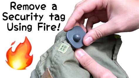 how to remove security tag